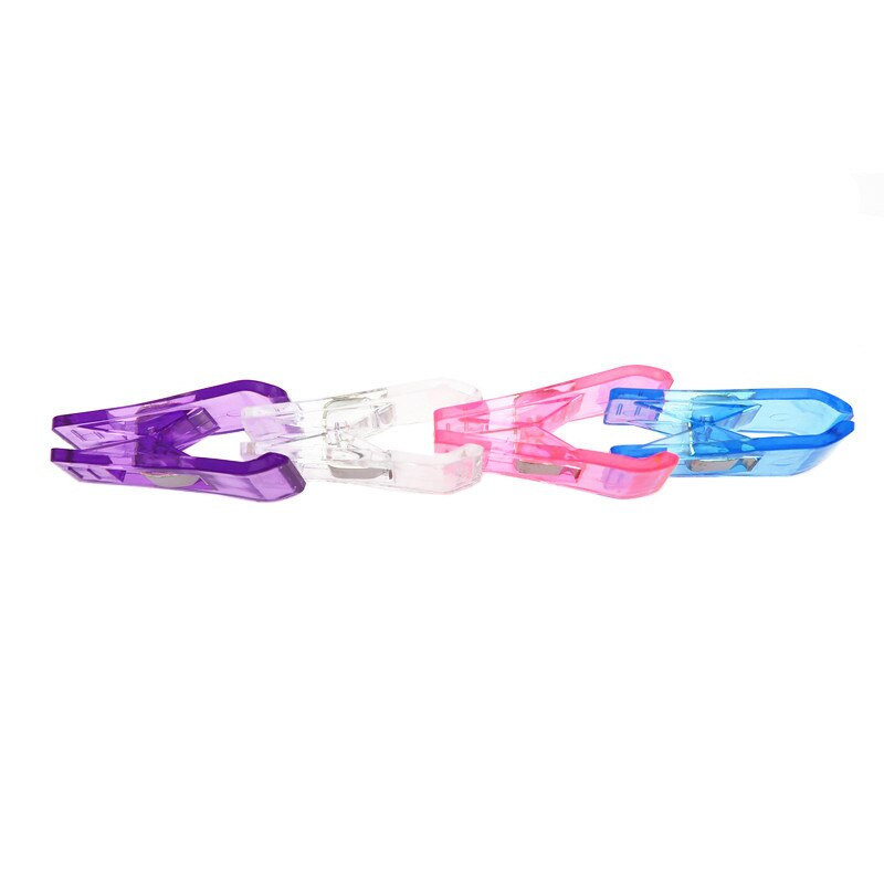 20 tk Segaplastist rõivaklambrite hoidik meisterdamiseks lapitööd Kangas teppimine Käsitöö õmblemine Kudumisklambrid Kodukontori tarbed