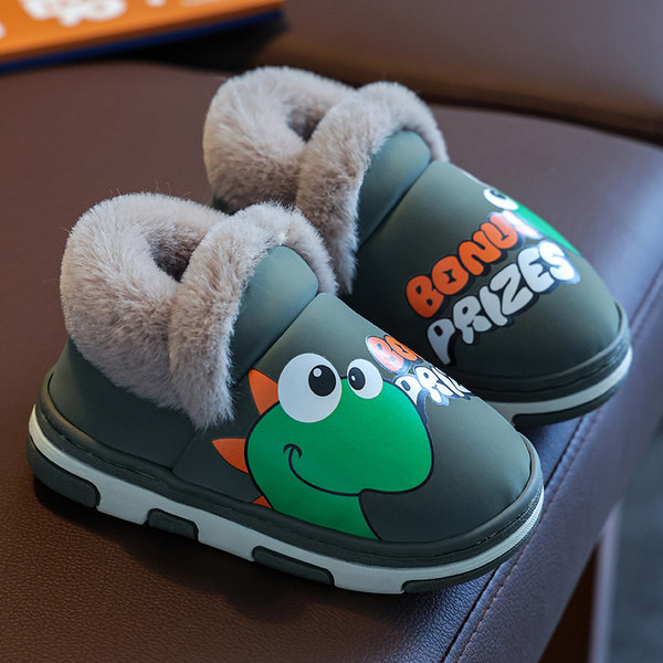 Voodri ja trükiga laste sussid