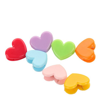 10 бр./партиди пластмасова сладка щипка във формата на сърце Heart Love Sealing Clip Направи си сам пачуърк позиционираща щипка за шиене Шевни аксесоари