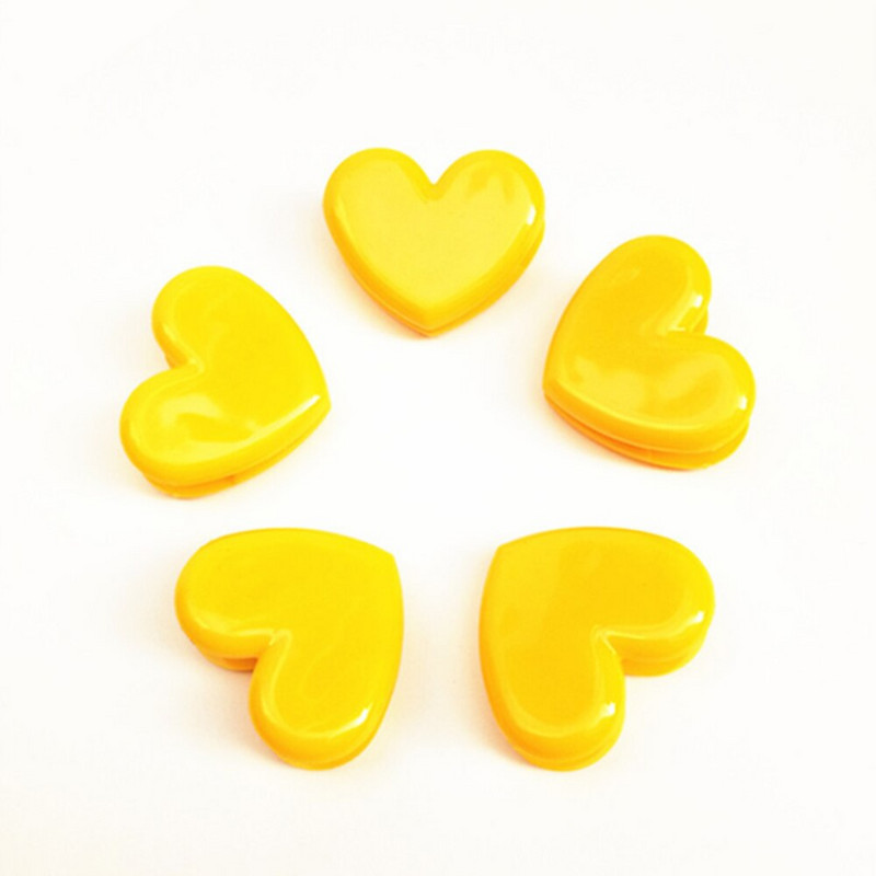 10 buc/loturi Clip drăguț din plastic în formă de inimă Clip de etanșare cu inimă dragoste pentru poziționare Clip de cusut Accesorii de cusut