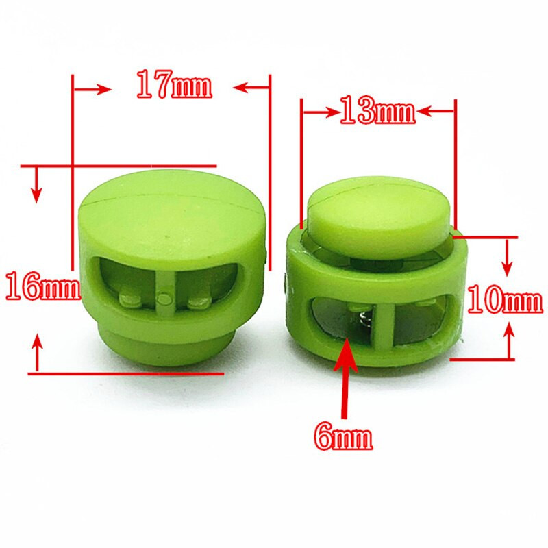 10 vnt. plastikinių spyruoklinių sagčių kamštelių skrybėlė elastinga virvė, užrakto reguliavimas užrakto spaustukai, sagtis „pasidaryk pats“ batų raištelių spaustuko priedai