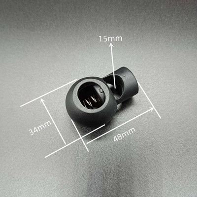 15mm 11mm Dimensiune mare Opritor din plastic Capete de blocare a cablului Comutatoare Clip Catarama Buton Siret pentru pantofi Imbracaminte sportiva Accesoriu pentru geanta DIY