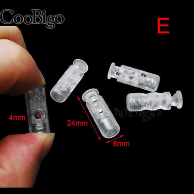 10 kom. Zatvarač kabela Zatvarač za spajanje Plastika Prozirna prozirna za Paracord Sportska odjeća Torba za vezice Odjevni pribor DIY