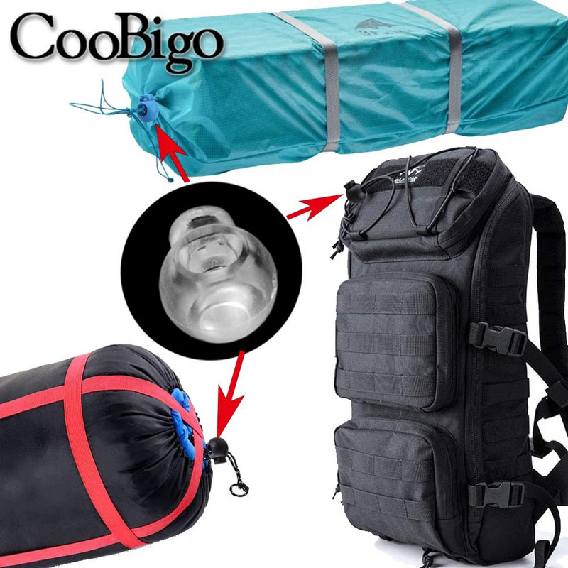 10 kom. Zatvarač kabela Zatvarač za spajanje Plastika Prozirna prozirna za Paracord Sportska odjeća Torba za vezice Odjevni pribor DIY