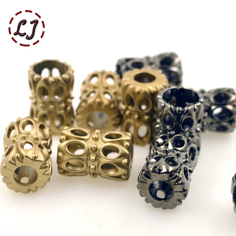 10 buc/lot de înaltă calitate, auriu, decorare neagră, opritor de capăt, clemă de comutare pentru geanta Paracord, îmbrăcăminte sport, pantofi, accesorii pentru articole de îmbrăcăminte