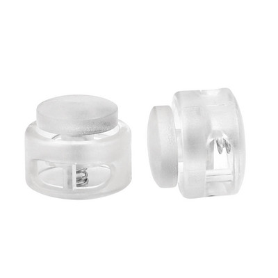 10 buc. Clip rotund din plastic rotund, 10 buc. Opritor de blocare a cablului cu două găuri.