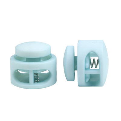 10 buc. Clip rotund din plastic rotund, 10 buc. Opritor de blocare a cablului cu două găuri.