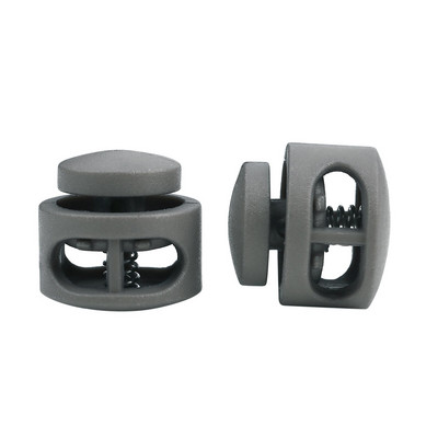 10 buc. Clip rotund din plastic rotund, 10 buc. Opritor de blocare a cablului cu două găuri.