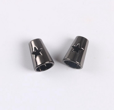 Õõnestähtede sulamist nööri otsad kaane lukk Lülitusjuhtme stopper Klamber riidekoti jaoks Spordirõivad kingapaelad köie osad