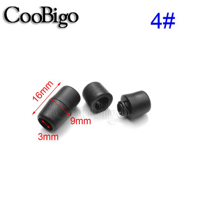 50 buc. Conector de capăt pentru cablu din plastic pentru rupere de siguranță, pentru cordon, șnur Paracord șiret pentru îmbrăcăminte sportivă, geantă cu șnur, accesorii DIY