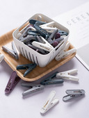 24 ks viacfarebných plastových štipcov na bielizeň, silných, vetruodolných, plastových sponiek na bielizeň, spodnej bielizne, ponožiek, štipcov na bielizeň