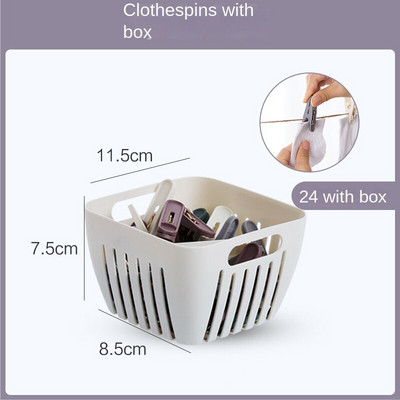 24 ks viacfarebných plastových štipcov na bielizeň, silných, vetruodolných, plastových sponiek na bielizeň, spodnej bielizne, ponožiek, štipcov na bielizeň