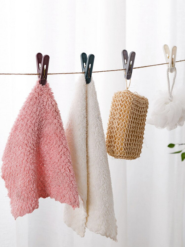 24 ks viacfarebných plastových štipcov na bielizeň, silných, vetruodolných, plastových sponiek na bielizeň, spodnej bielizne, ponožiek, štipcov na bielizeň