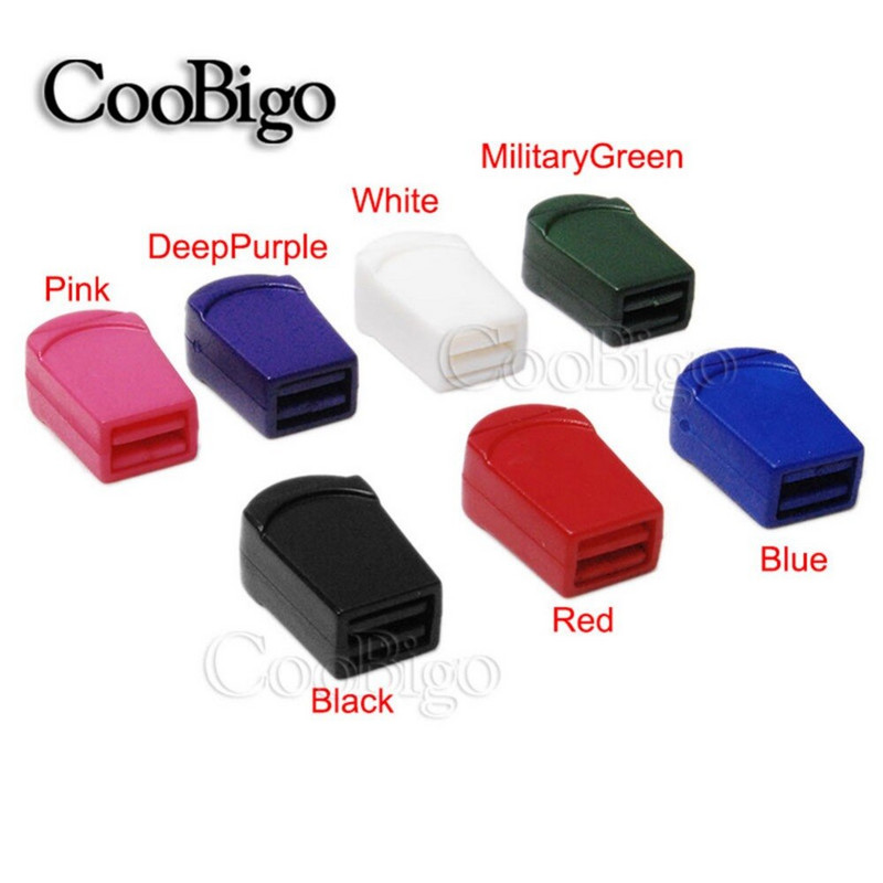 5 bucăți colorat Molle tactic rucsac snur frânghie capete blocare fermoar trage cleme cataramă paracord piese de geantă de călătorie în aer liber