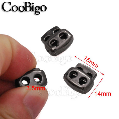 10 tk Plastikust nööri lukukork, lülitusklamber Paracord tross Pingutusnöör kott Kingapael Riided Spordirõivad Mütsi tarvikud Auk 3,5 mm