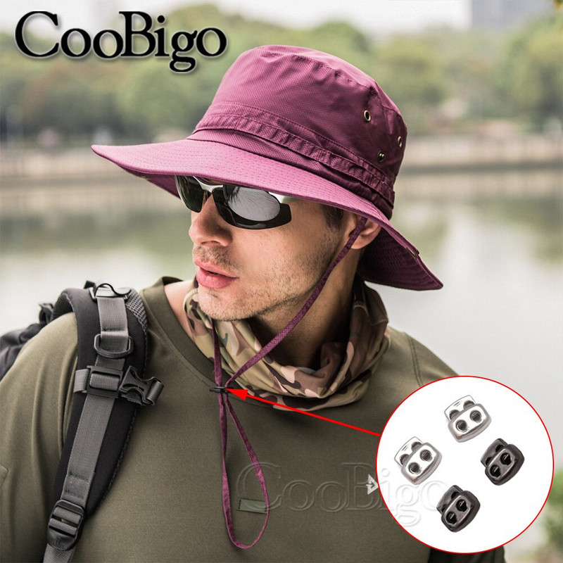 10 tk Plastikust nööri lukukork, lülitusklamber Paracord tross Pingutusnöör kott Kingapael Riided Spordirõivad Mütsi tarvikud Auk 3,5 mm