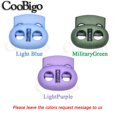 50 tk juhtmeluku korgiga lülitusklamber rõivaste jaoks, nöör kingapael, seljakott, spordirõivaste kott, DIY tarvikud