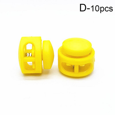 10 tk plastist vedru pandla stopper müts elastne köis nööri luku reguleerimine luku klambrid pannal DIY kingapaela klambri tarvikud