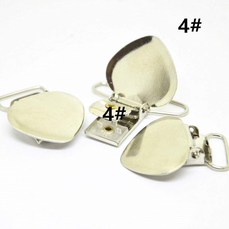 UUS Metallist ripatsiga luti hoidikud klambrid käsitöökonksuga klambrid ovaalsed ümmargused ristkülikud 15mm/20mm/25mm/30mm/35mm 50tk