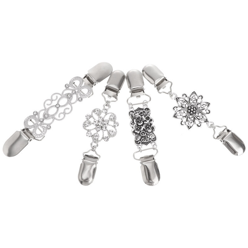 Sponky na sveter, sponky na kardigan, retiazkový šál, šaty, dámske golier, brošňa, špendlíky, cinch, košeľa, šatka, vintage oblečenie, šaty, retro