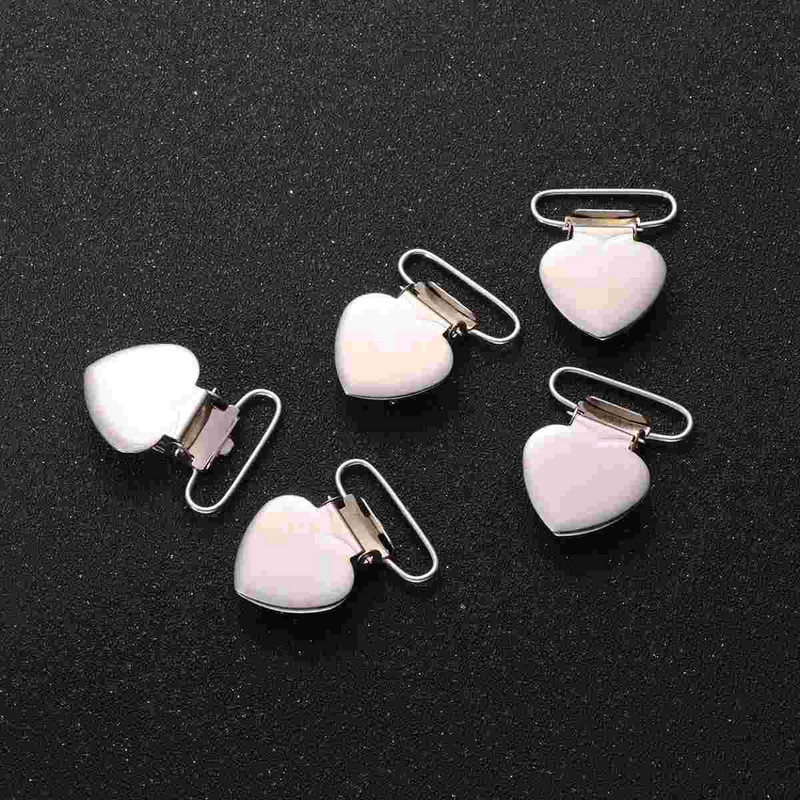 Klambrid Suspender luti hoidik Klamber Südame valmistamine Aksessuaarid Asendus isetehtud traksid mänguasjakonksud rinnahoidja klambrid mittenmetal sukapael