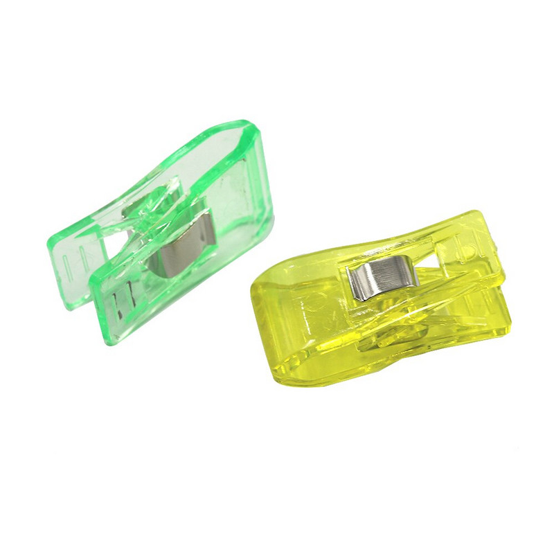 40 τμχ/Κουτί πολύχρωμα πλαστικά κλιπ για συνονθύλευμα ράψιμο DIY Crafts Πάπλωμα Πλεκτής Κλιπ Κρατήστε και οργανώστε υφασμάτινα κλιπ ραπτικής