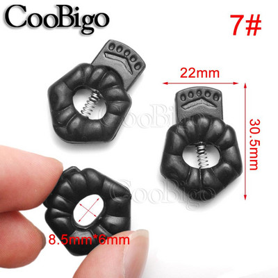 10 ks plastových zámok na šnúrku, zarážka, svorka na lano, spona na paracord, športové oblečenie, šnúrky na topánky, batoh, DIY remeselné doplnky