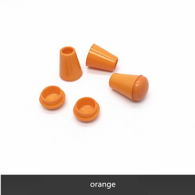 XUNZHE 100 tk 14mm juhtmeotsad kellakork kaanelukuga värviline plastikust lülitusklamber Paracord riidekott Spordirõivaste osad