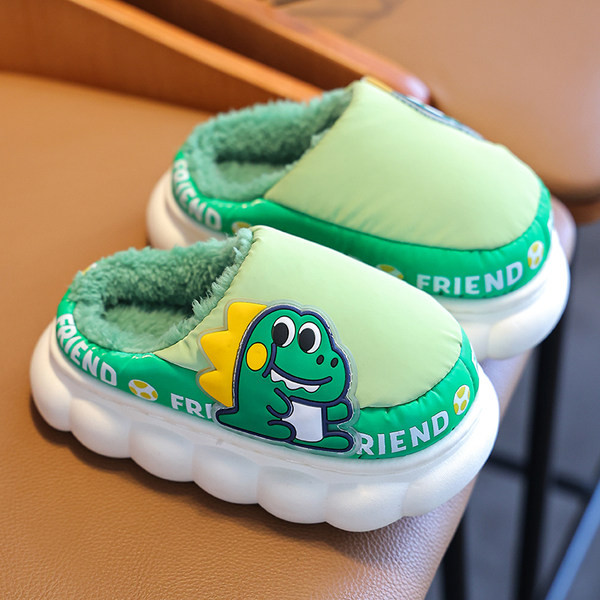 Vaikiškos laisvalaikio šlepetės su pūkiniu pamušalu berniukams