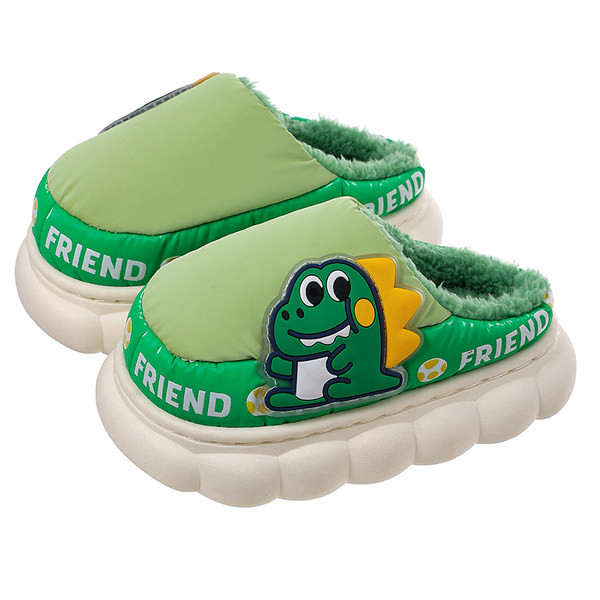 Vaikiškos laisvalaikio šlepetės su pūkiniu pamušalu berniukams