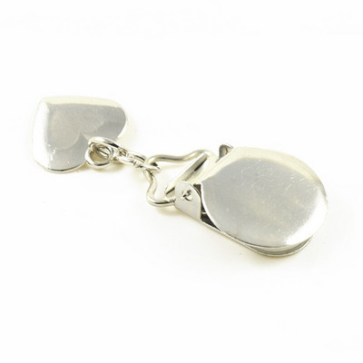 Kovové klipy na cumlík s plastovou vložkou na remeselné práce, džínsy, tašky, opasky, nohavice, odev, dekorácie, DIY 15 mm 30 ks