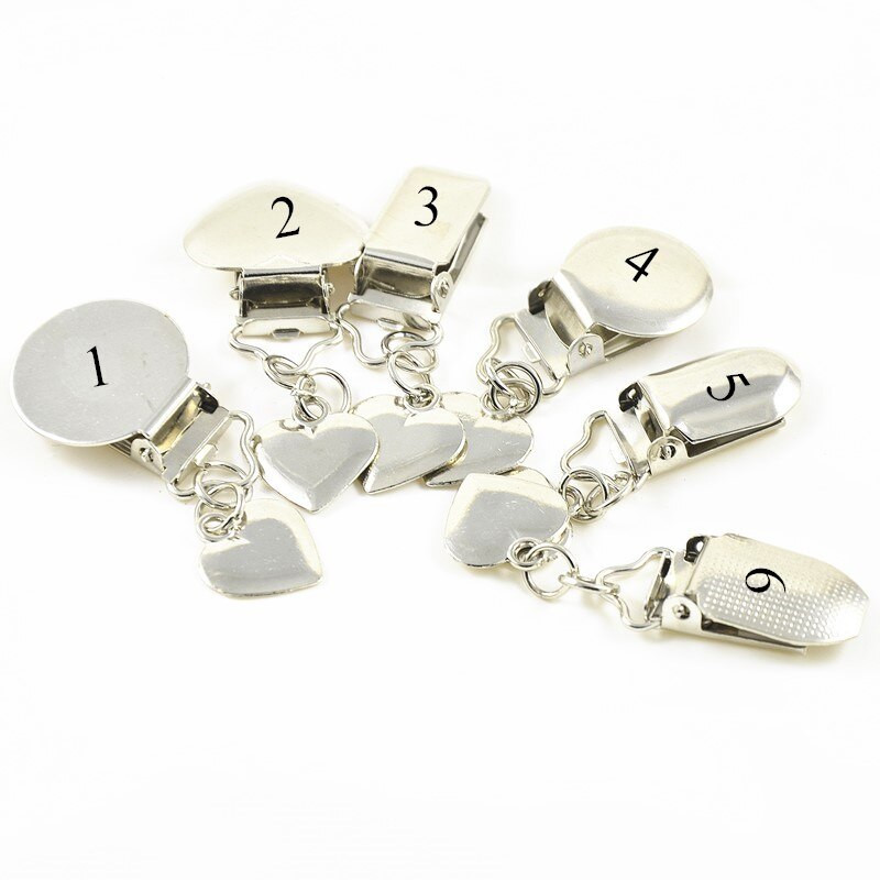 Kovové klipy na cumlík s plastovou vložkou na remeselné práce, džínsy, tašky, opasky, nohavice, odev, dekorácie, DIY 15 mm 30 ks