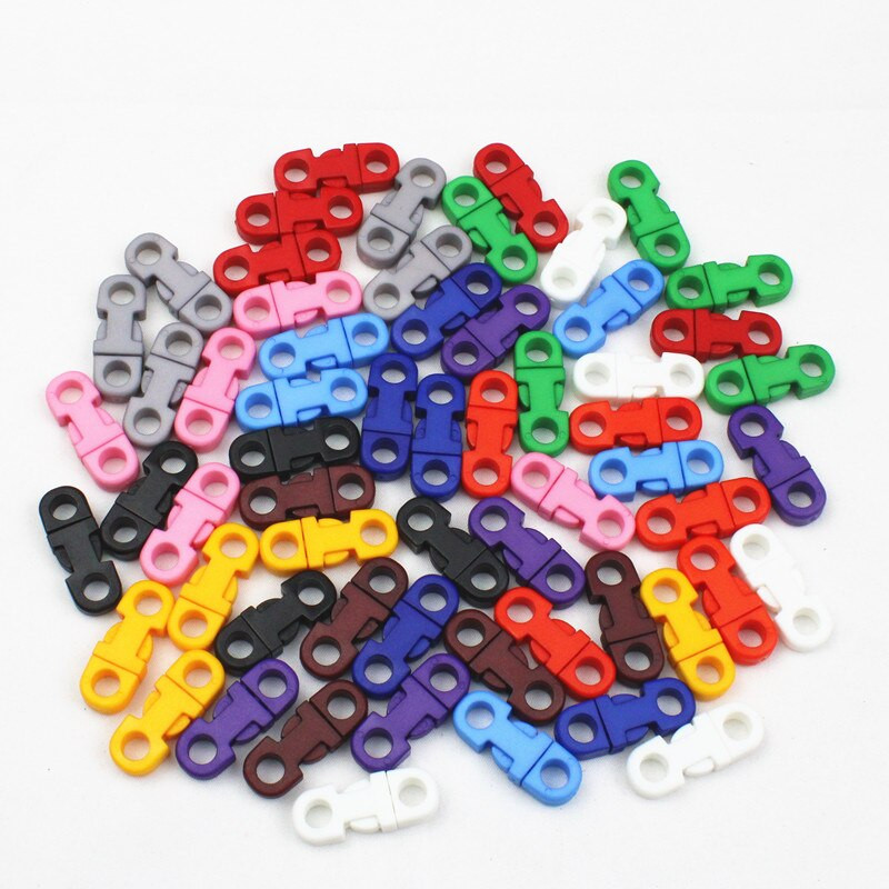 20 buc. Cataramă mică de culoare mini de 10 mm Cataramă de siguranță din nailon pentru bricolaj, pentru brățări Paracord, rucsaci, genți de îmbrăcăminte, cataramă din chingă pentru animale de companie