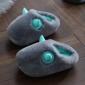 Detské páperové papuče s 3D prvkom pre chlapcov alebo dievčatá