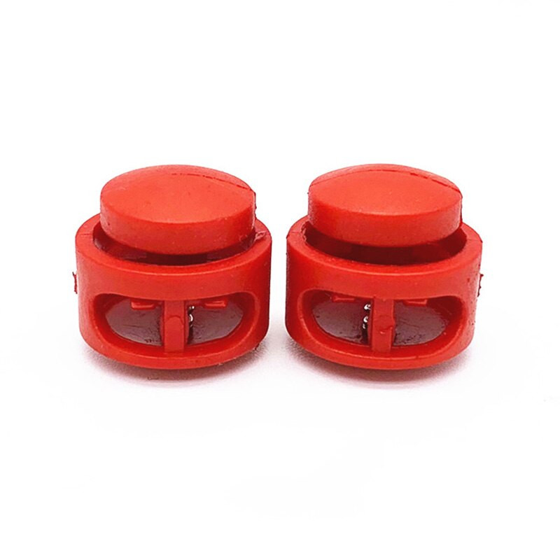 10 τμχ Πλαστική κλειδαριά με κορδόνι με 2 τρύπες Πώμα κλιπ εναλλαγής τσάντα κορδόνι καπέλο κορδόνι ρούχα Κορδόνια παπουτσιών Αξεσουάρ ραπτικής