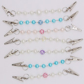 Pearl Dekoratiivne Klamber Kardigan Kampsun Sall Pross Särk Lips Metallist Pin-klambrid Alligaatorihoidjaga Rõivaste Aksessuaarid Ehted