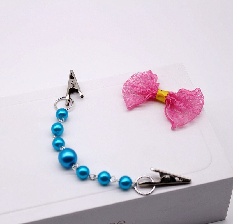 Pearl Dekoratiivne Klamber Kardigan Kampsun Sall Pross Särk Lips Metallist Pin-klambrid Alligaatorihoidjaga Rõivaste Aksessuaarid Ehted