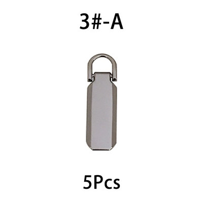 5 vnt. Nuimami metaliniai užtrauktukų traukikliai užtrauktukų slankikliams Galvos užtrauktukų taisymo rinkiniai Užtrauktuko traukimo skirtukas „Pasidaryk pats“ siuvimo krepšių priedai