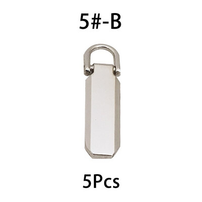 5 vnt. Nuimami metaliniai užtrauktukų traukikliai užtrauktukų slankikliams Galvos užtrauktukų taisymo rinkiniai Užtrauktuko traukimo skirtukas „Pasidaryk pats“ siuvimo krepšių priedai