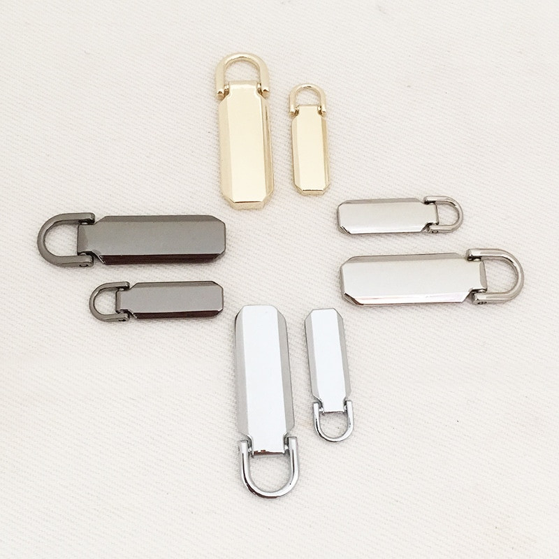 5 vnt. Nuimami metaliniai užtrauktukų traukikliai užtrauktukų slankikliams Galvos užtrauktukų taisymo rinkiniai Užtrauktuko traukimo skirtukas „Pasidaryk pats“ siuvimo krepšių priedai