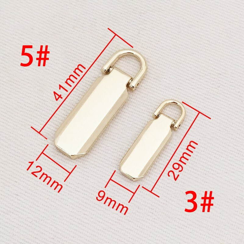 5 vnt. Nuimami metaliniai užtrauktukų traukikliai užtrauktukų slankikliams Galvos užtrauktukų taisymo rinkiniai Užtrauktuko traukimo skirtukas „Pasidaryk pats“ siuvimo krepšių priedai