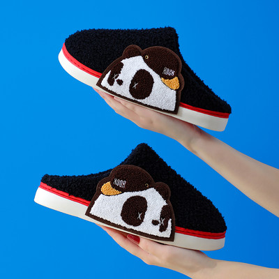 Domáce papuče pre chlapcov s výšivkou