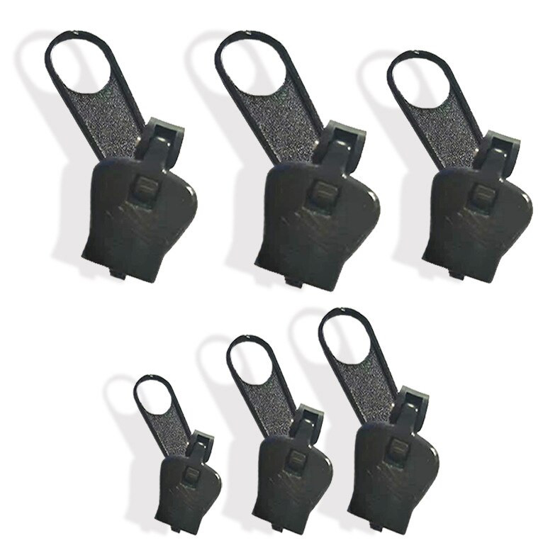 6 vnt. / rinkinys Fiksuoto užtrauktuko taisymo rinkinio pakaitinis užtrauktuko slankiklis Universalus momentinis užtrauktuko galvutės dantų gelbėjimo siuvimo užtrauktukų priedai