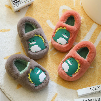 Нов модел детски пухени пантофи за момичета и момчета