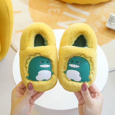 Naujo modelio vaikiškos pūkinės šlepetės mergaitėms ir berniukams