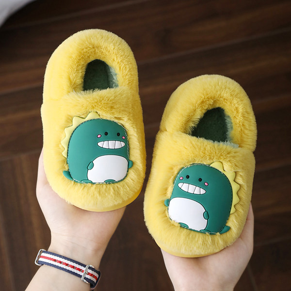 Naujo modelio vaikiškos pūkinės šlepetės mergaitėms ir berniukams