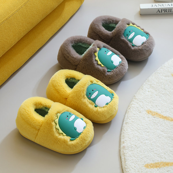 Naujo modelio vaikiškos pūkinės šlepetės mergaitėms ir berniukams