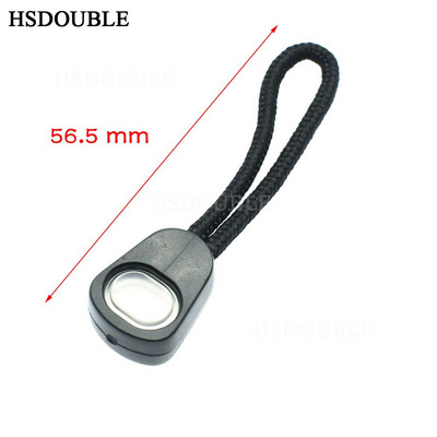 10 vnt./pak. Užtrauktukas užtraukia laido galus Juodos spalvos dirželis, skirtas drabužių priedams