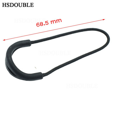 10 vnt./pak. Užtrauktukas užtraukia laido galus Juodos spalvos dirželis, skirtas drabužių priedams