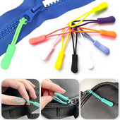 10 tk/pakend värvi tross Tõmblukk Pull Rõivaste kott Taktikaline seljakott Aksessuaarid Tõmbluku tõmbaja DIY tõmbluku pea nööri rihm Lariat liugur